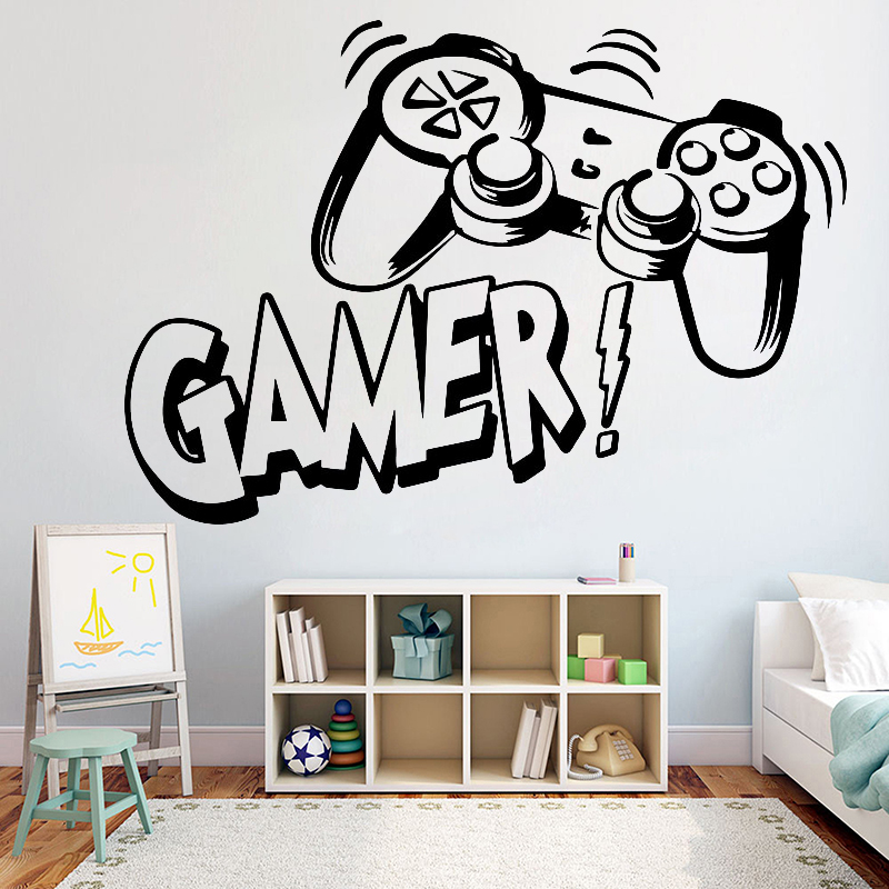 Gaming Console Room - Wall Sticker for Kids Room Video