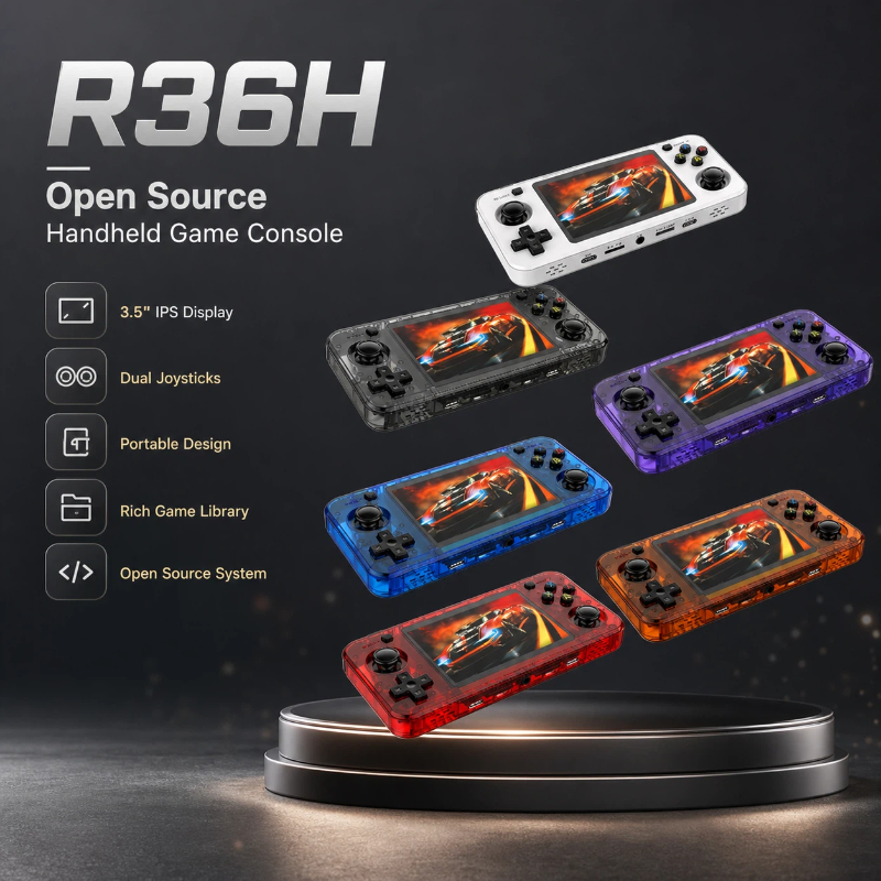 Handheld Gaming Consoles R36h  - огляд і ціна Gaming Console R36H