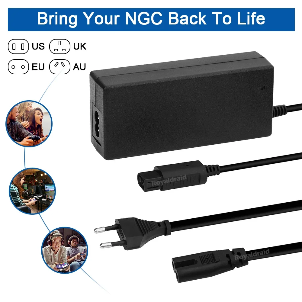 EU/US/UK/AU Plug AC Adapter Po - огляд і ціна Gaming Console Uk