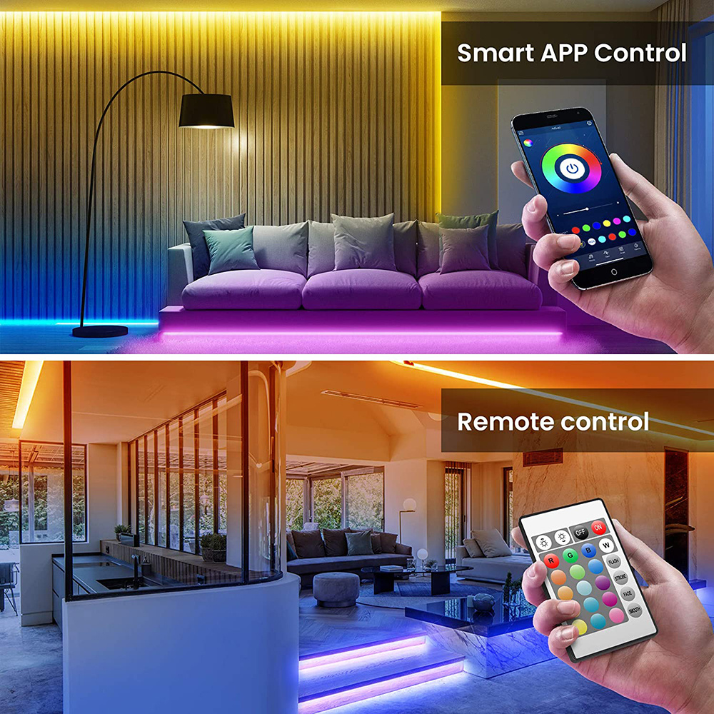 RGB5050 TV LED Backlight APP R - огляд і ціна Gaming Console Room