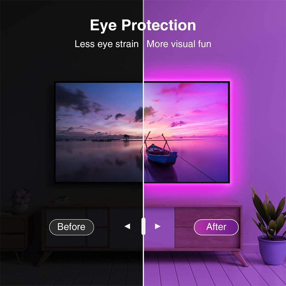 RGB5050 TV LED Backlight APP R - огляд і ціна Gaming Console Room