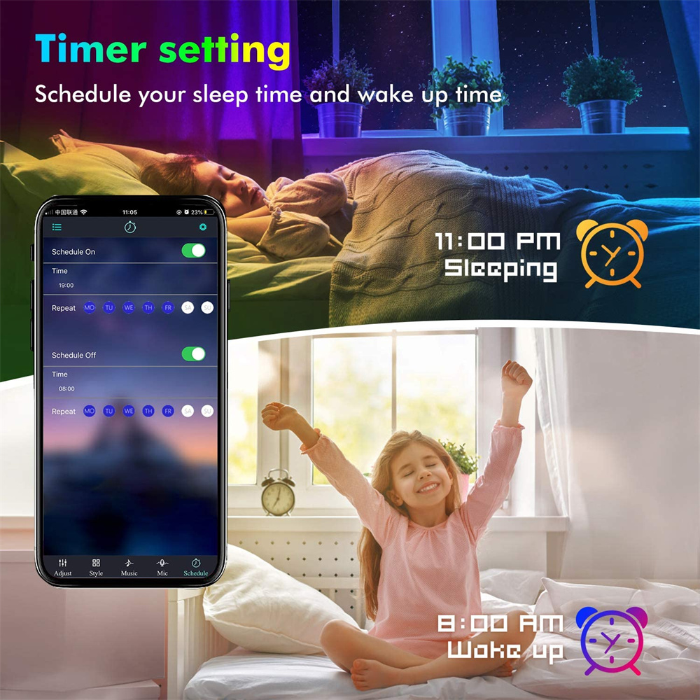 RGB5050 TV LED Backlight APP R - огляд і ціна Gaming Console Room
