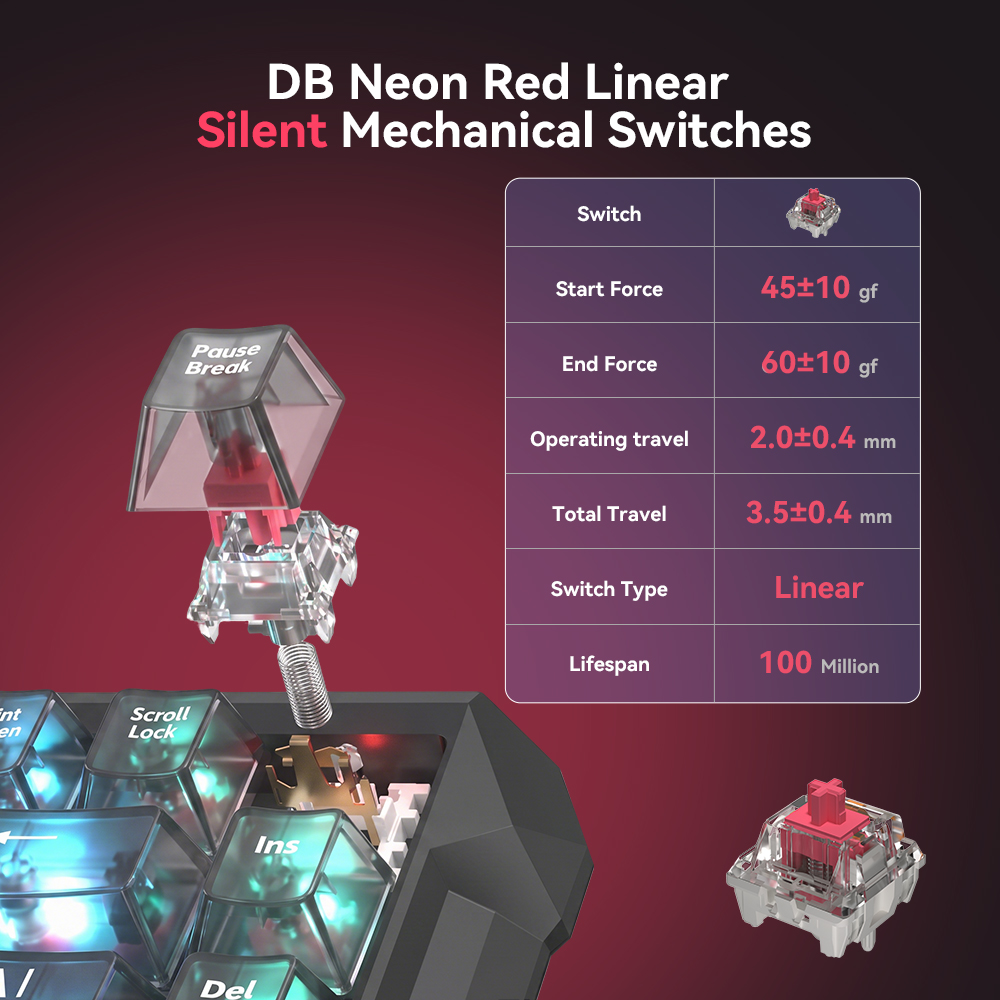 DarkBeacon 84 Key Silent Mecha - огляд і ціна Gaming Console Uk