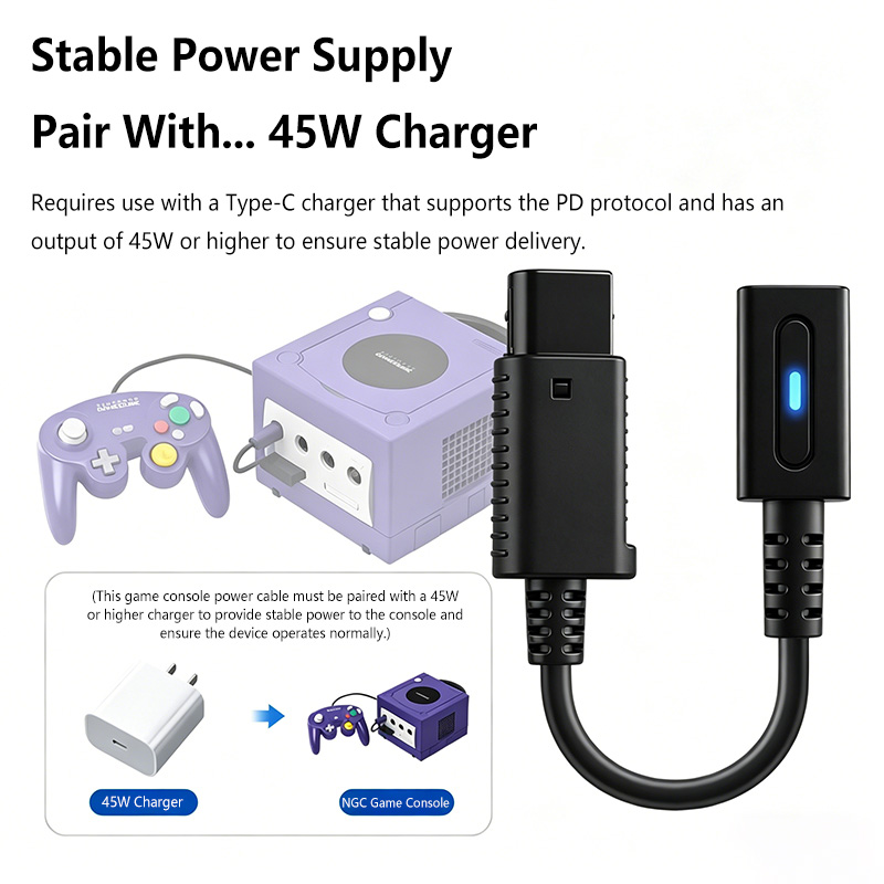Type C 45W PD Charge Cable for - огляд і ціна Gaming Console Latest
