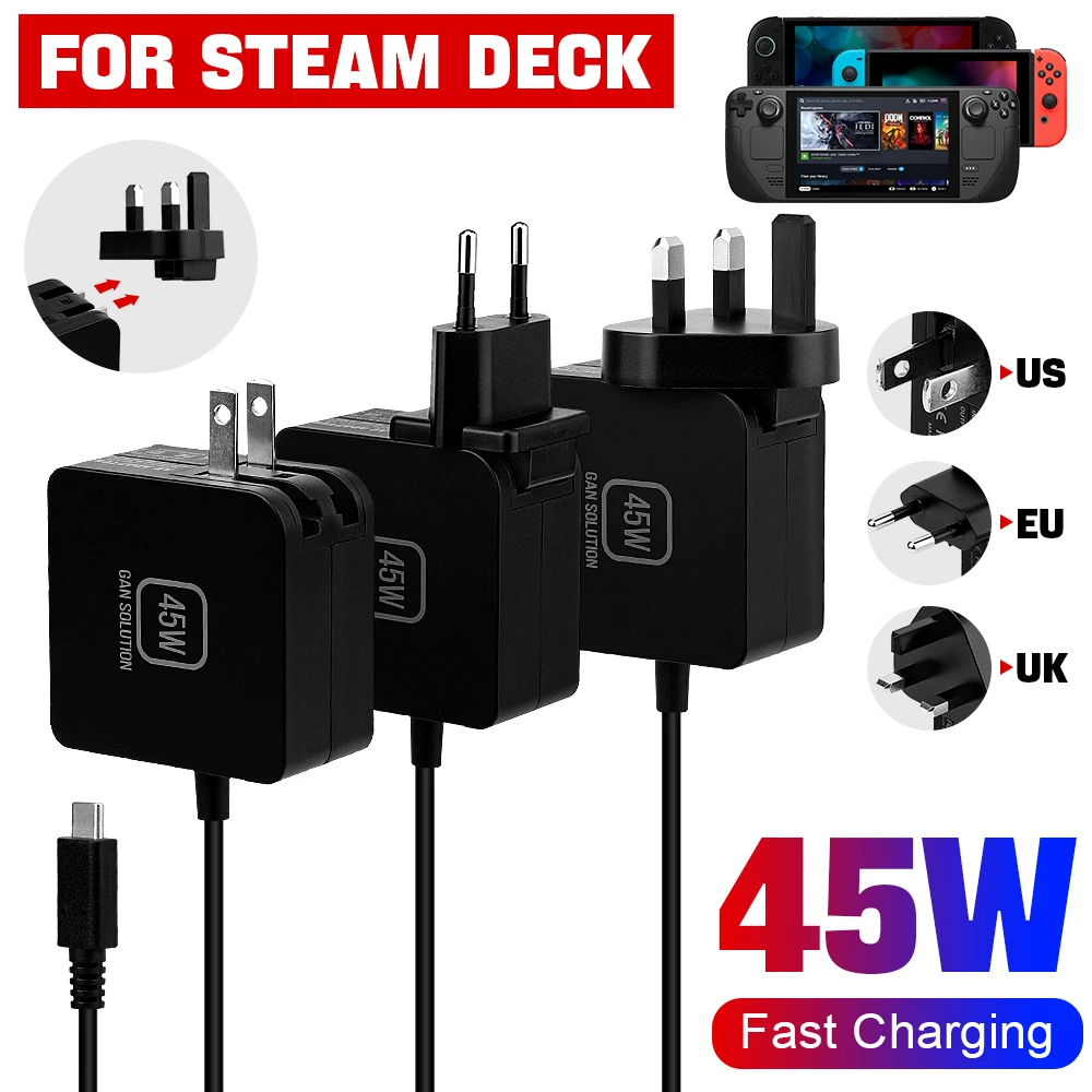 NEW 45W AC Adapter Fast Charge - огляд і ціна Gaming Console Uk