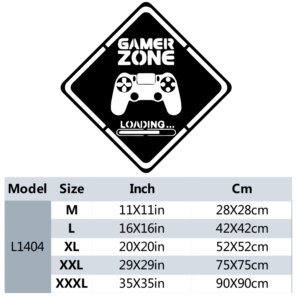 1pc Gamer Zone Door Decal Wall - огляд і ціна Gaming Console Room