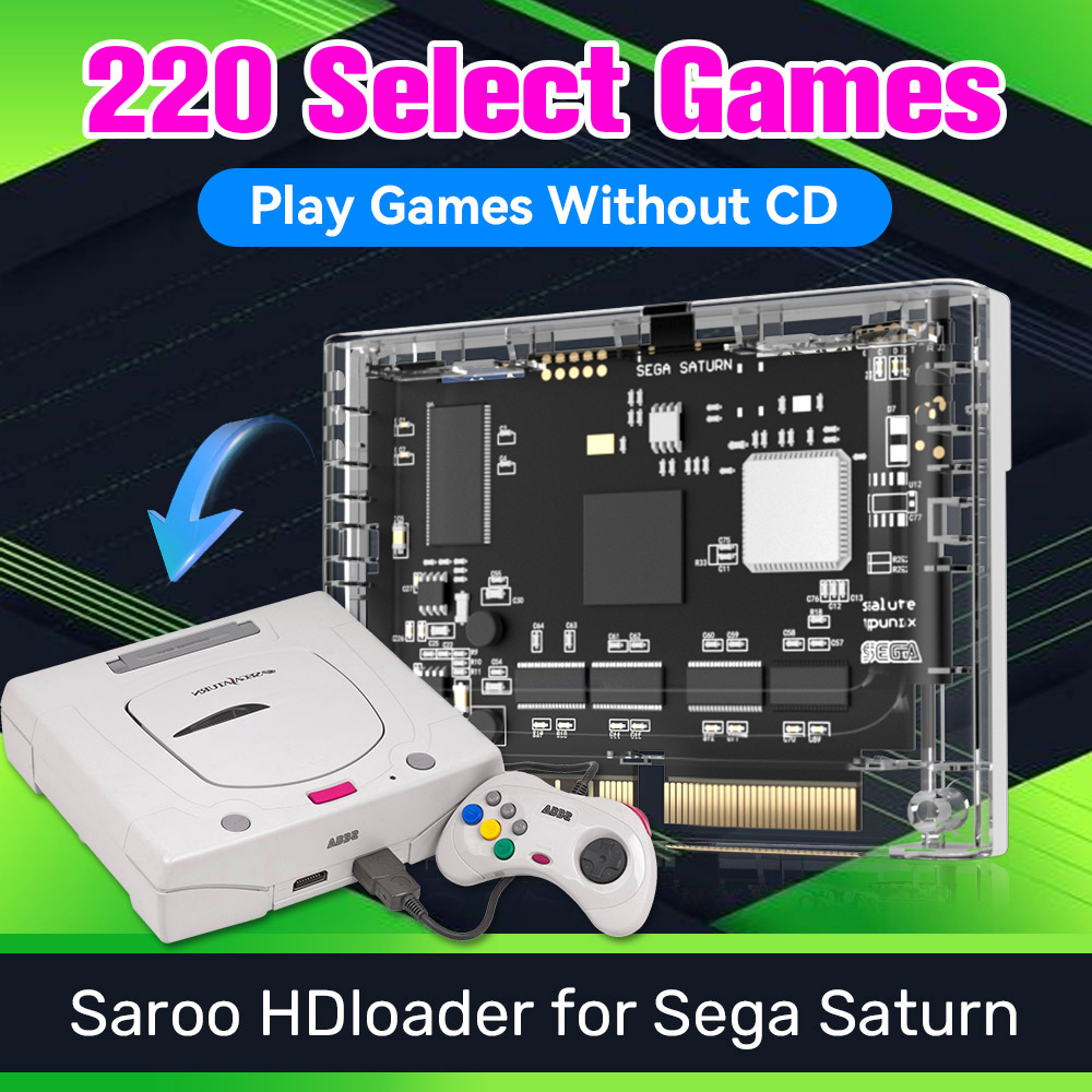 SAROO SS HDLoader For Sega Sat - огляд і ціна Gaming Console Video Game