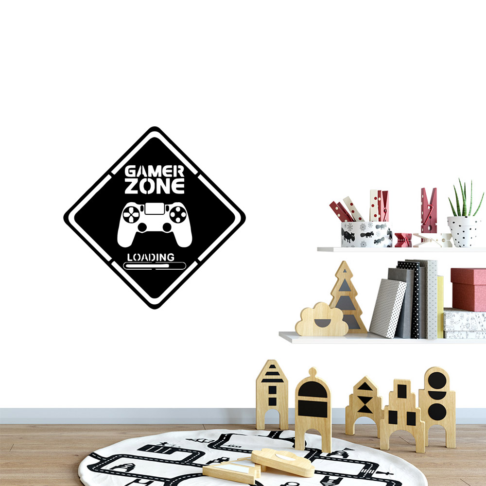 1pc Gamer Wall Art Decal For K - огляд і ціна Gaming Console Room