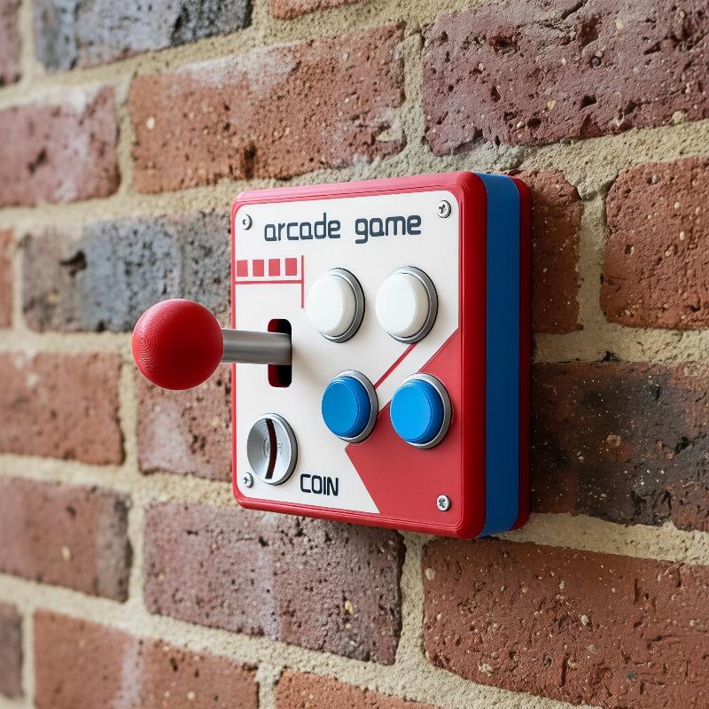 Retro Arcade Game Button Switc - огляд і ціна Gaming Console Room