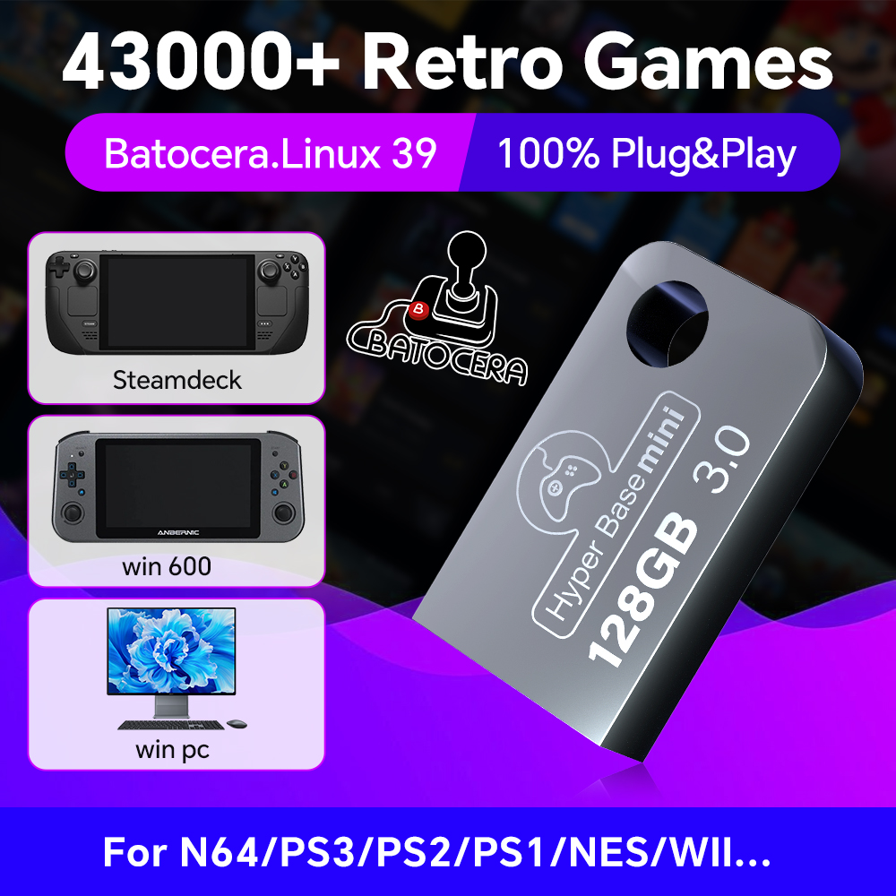 Batocera 128G USB Flash Drive  - огляд і ціна Gaming Console Station