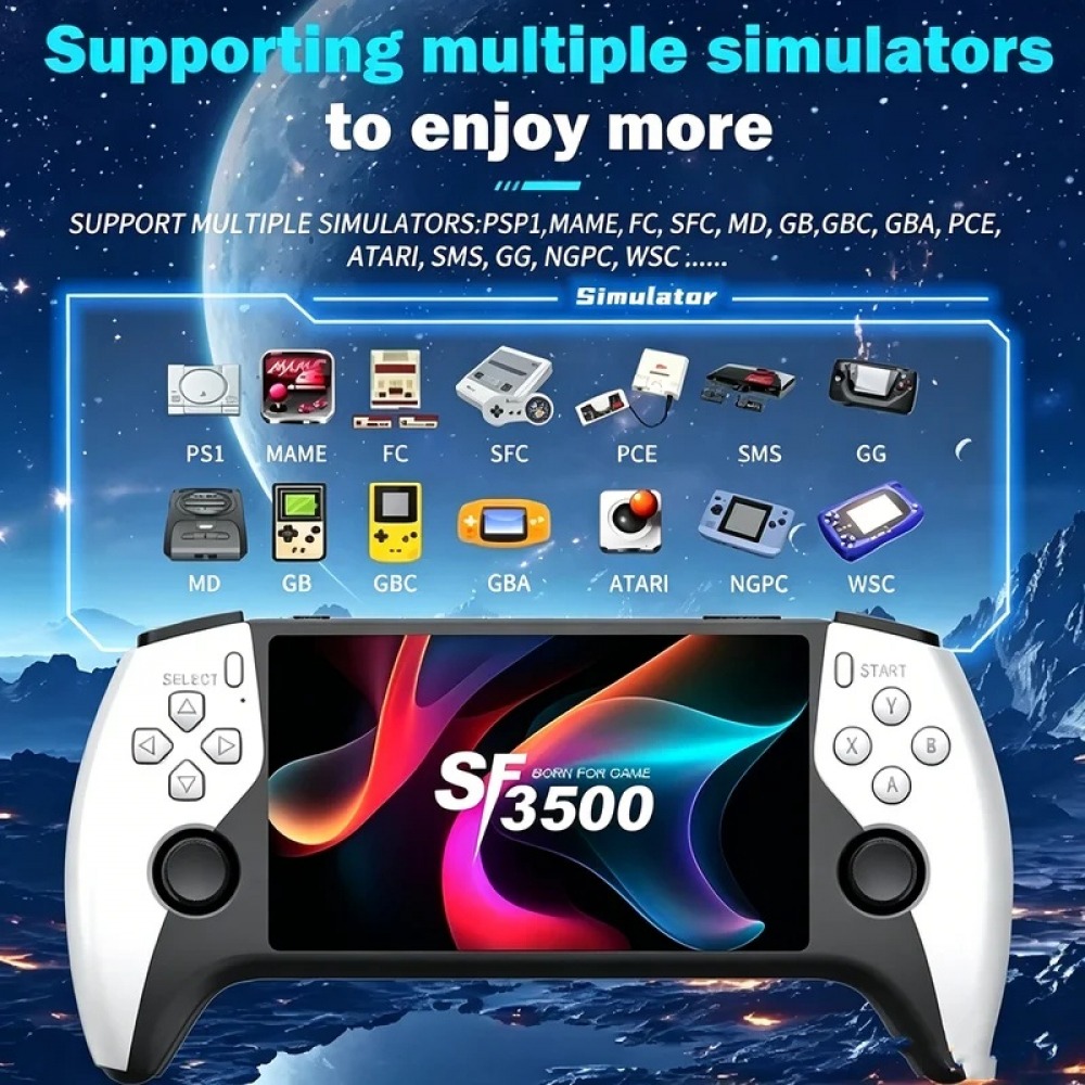 SF3500 5 inch Handheld Game Co - огляд і ціна Gaming Console Latest